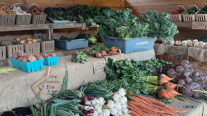 vegetables for sale at a market